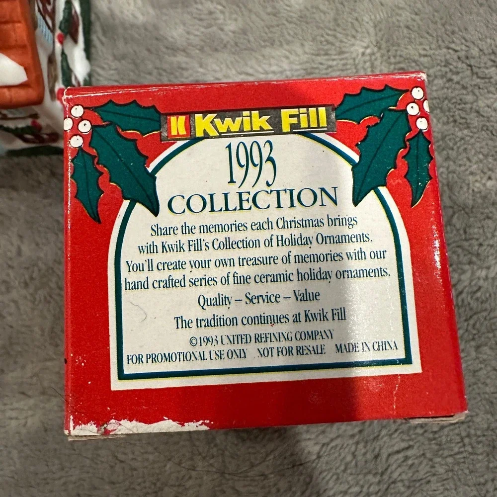 Kwik Fill 1993 The Chalet Holiday‎ Ornament Collection